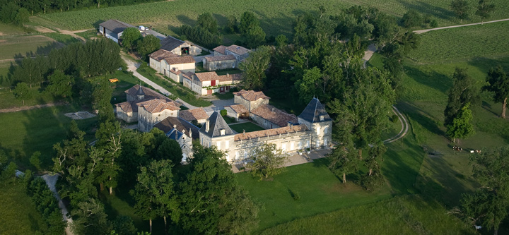 Château Malfard sa situation